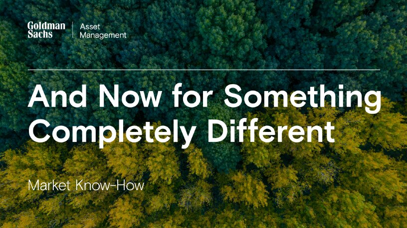 And Now For Something Completely Different